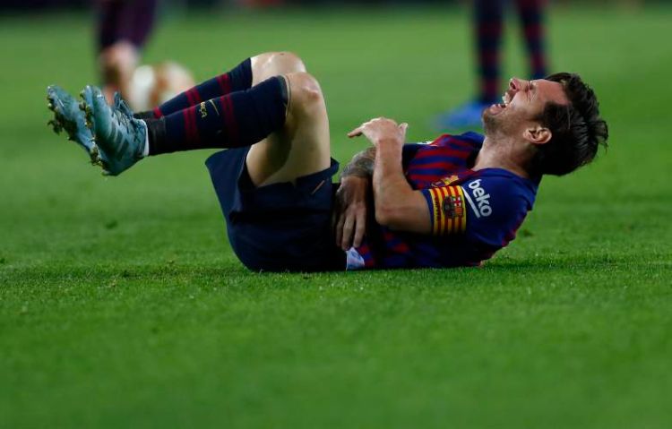 Messi bị chấn thương