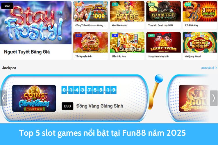 top slot games fun88