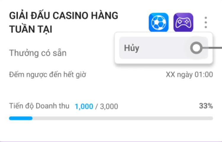 cách huỷ khuyến mãi fun88